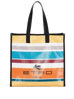 Hombre ETRO Bolso Shopper A Rayas