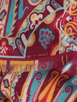 Hombre ETRO Fular Con Estampado De Cachemira -Masculina Moda Tienda 19190163 43581182 1000