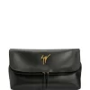 Hombre Giuseppe Zanotti Bolso De Mano Con Placa Del Logo -Masculina Moda Tienda 19207204 43203461 1000