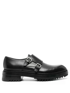 Hombre Lanvin Zapatos Monk Alto Con Hebilla