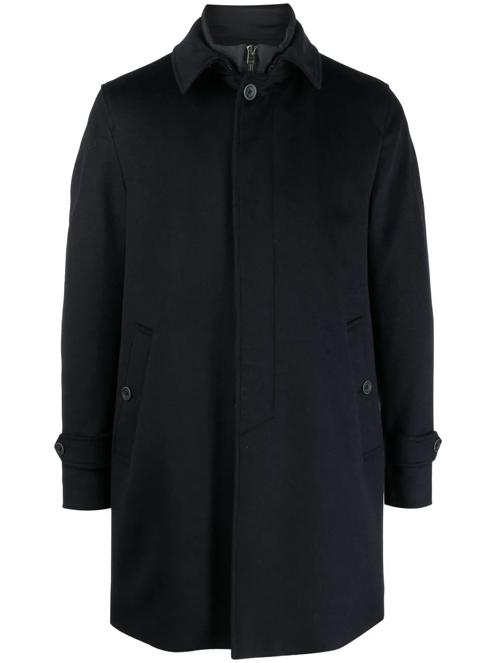 Hombre Herno Abrigo Tipo Parka Con Cierre Frontal Oculto 3 Hombre Herno Abrigo Tipo Parka Con Cierre Frontal Oculto