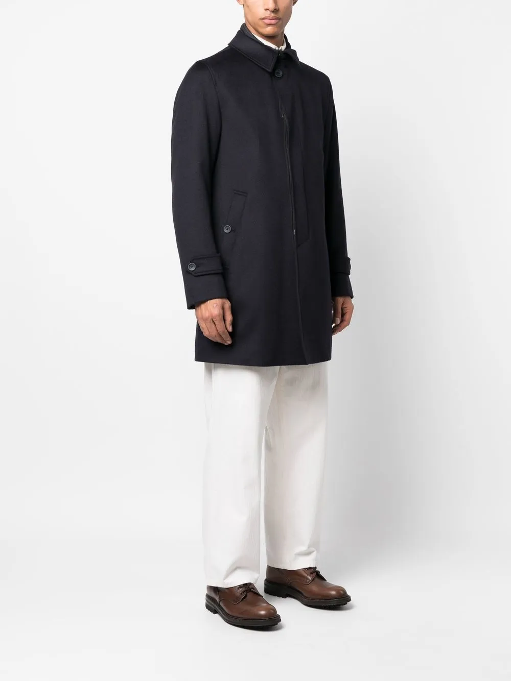 Hombre Herno Abrigo Tipo Parka Con Cierre Frontal Oculto 5 Hombre Herno Abrigo Tipo Parka Con Cierre Frontal Oculto - Imagen 3