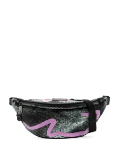 Hombre Moschino Riñonera Con Parche Del Logo