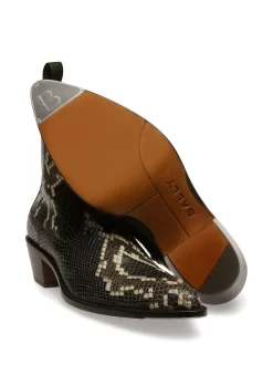 Hombre Bally Botines Vegas Con Estampado De Piel De Pitón -Masculina Moda Tienda 19519634 45168026 1000