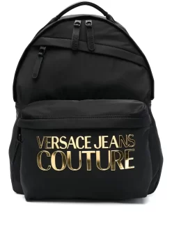 Hombre Versace Jeans Couture Mochila Con Logo Estampado