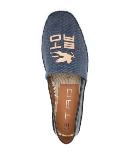 Hombre ETRO Alpargatas Slip-on Con Logo Estampado -Masculina Moda Tienda 19582845 43741023 1000