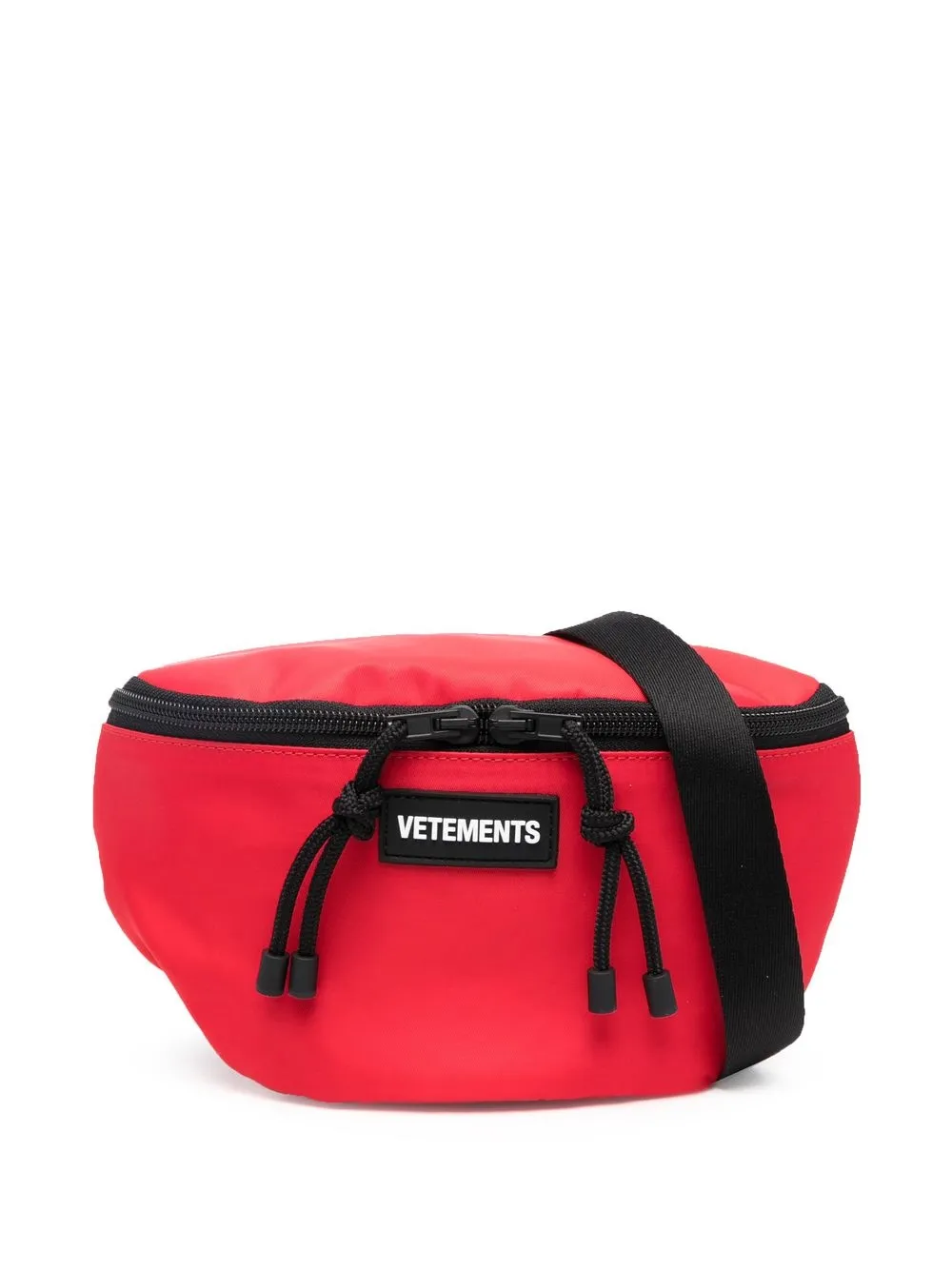 Hombre VETEMENTS Riñonera Con Parche Del Logo 3 Hombre VETEMENTS Riñonera Con Parche Del Logo