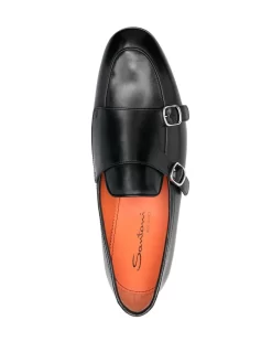 Hombre Santoni Zapatos Monk Con Hebilla Doble -Masculina Moda Tienda 19663918 43941909 1000