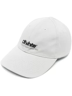 Hombre Off-White Gorra Con Logo Bordado