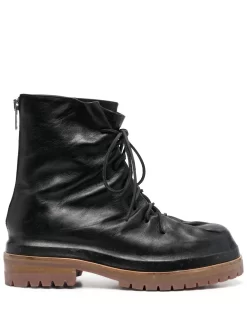 Hombre 424 Botines Con Cordones Y Efecto Arrugado