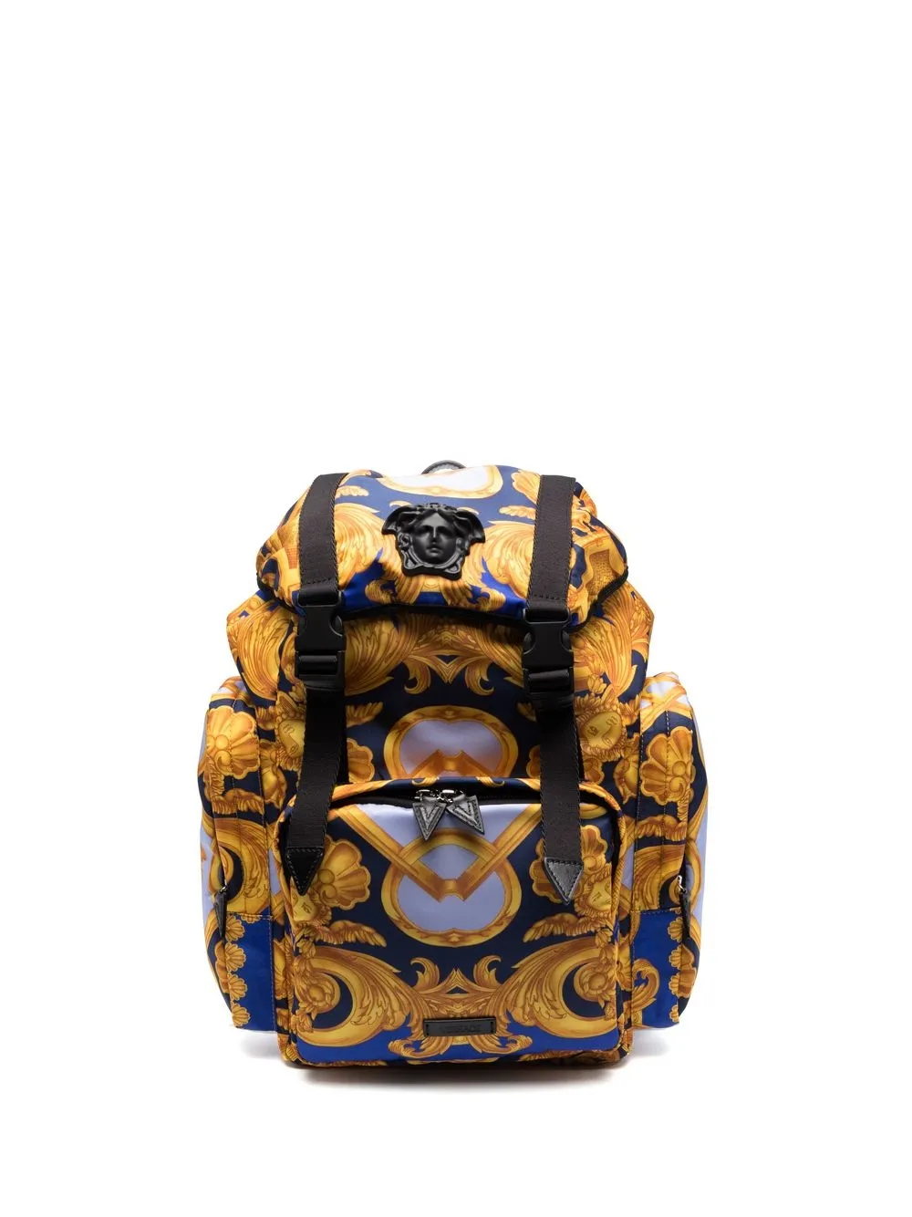 Hombre Versace Mochila Con Estampado Barocco 3 Hombre Versace Mochila Con Estampado Barocco