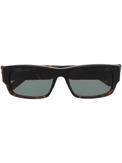 Hombre Balenciaga Eyewear Gafas De Sol Con Montura Rectangular