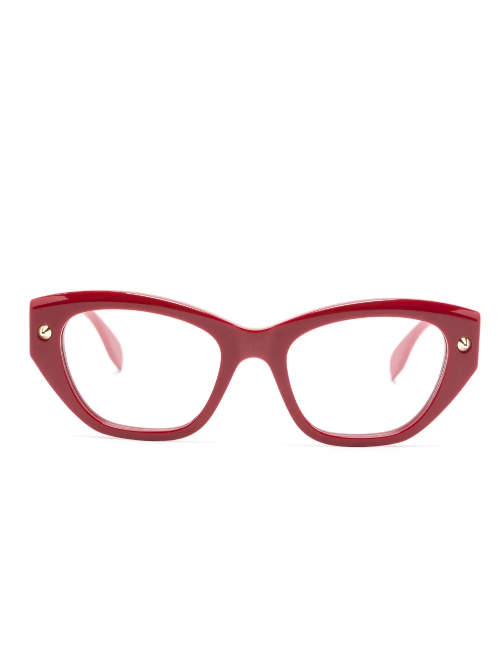 Hombre Alexander McQueen Eyewear Cat-eye Frame Glasses 3 Hombre Alexander McQueen Eyewear Cat-eye Frame Glasses