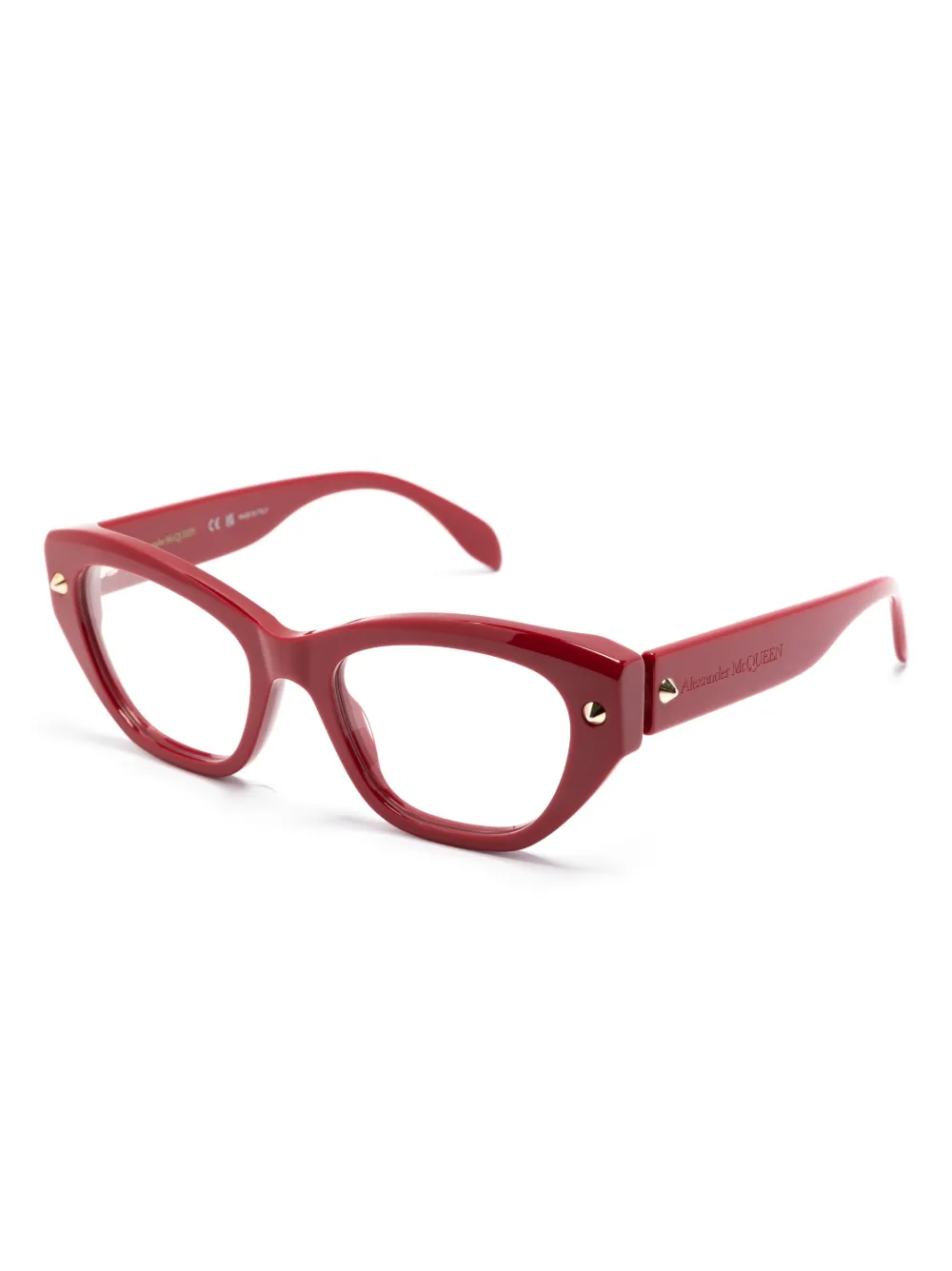 Hombre Alexander McQueen Eyewear Cat-eye Frame Glasses 4 Hombre Alexander McQueen Eyewear Cat-eye Frame Glasses - Imagen 2