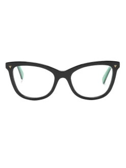 Hombre Bottega Veneta Eyewear Cat-eye Two-tone Glasses