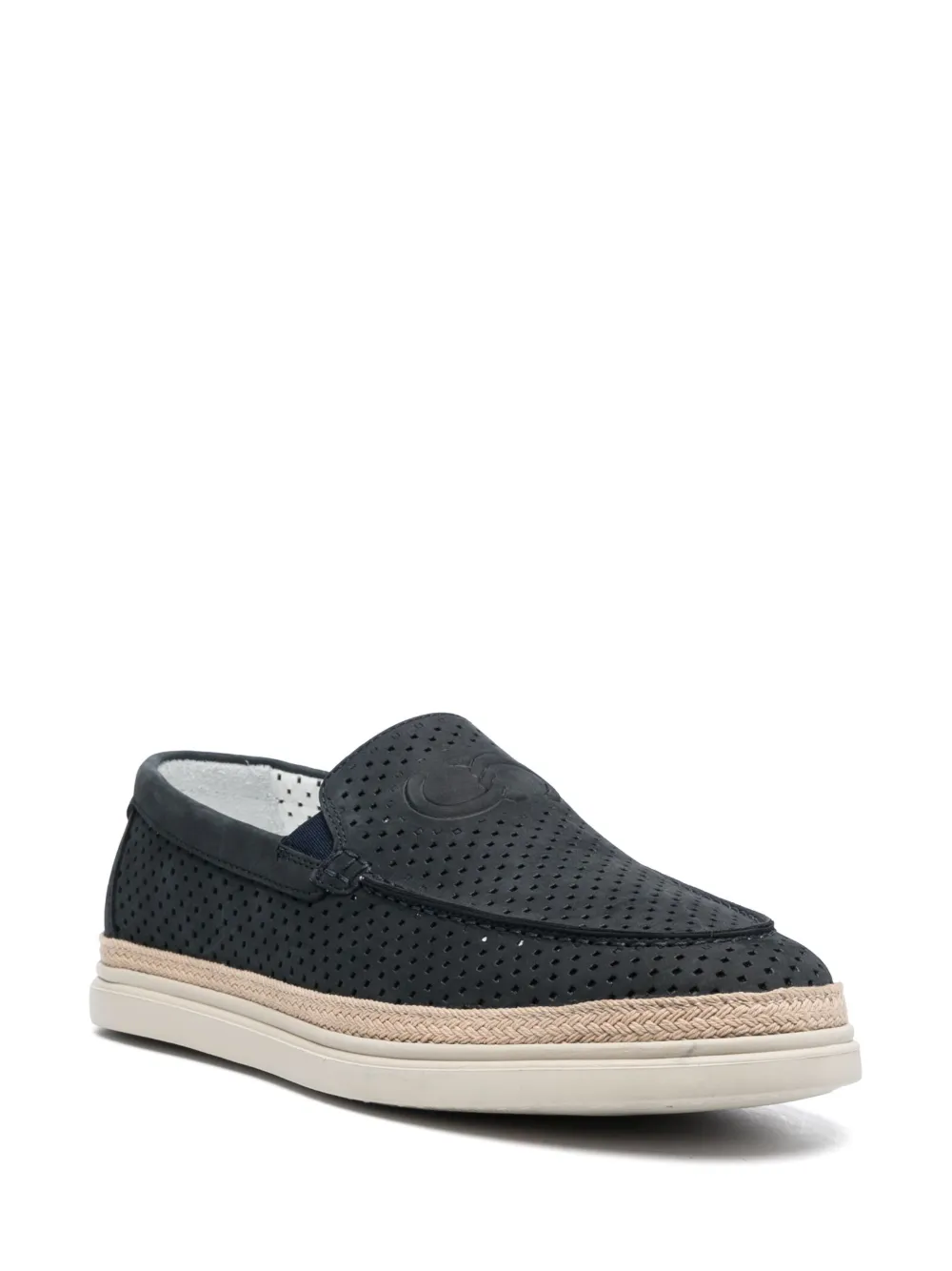 Hombre Casadei Nabuk Perforated-leather Espadrilles 4 Hombre Casadei Nabuk Perforated-leather Espadrilles - Imagen 2