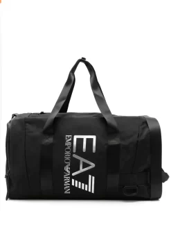 Hombre Ea7 Emporio Armani Bolso De Viaje Con Logo Estampado
