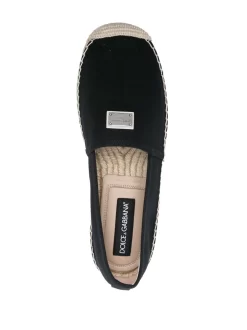 Hombre Dolce & Gabbana Alpargatas Con Parche De Logo -Masculina Moda Tienda 19861886 44604648 1000