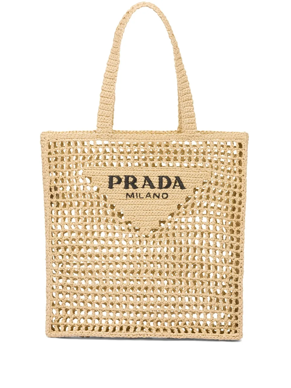 Hombre Prada Bolso Shopper Con Logo Tejido 3 Hombre Prada Bolso Shopper Con Logo Tejido