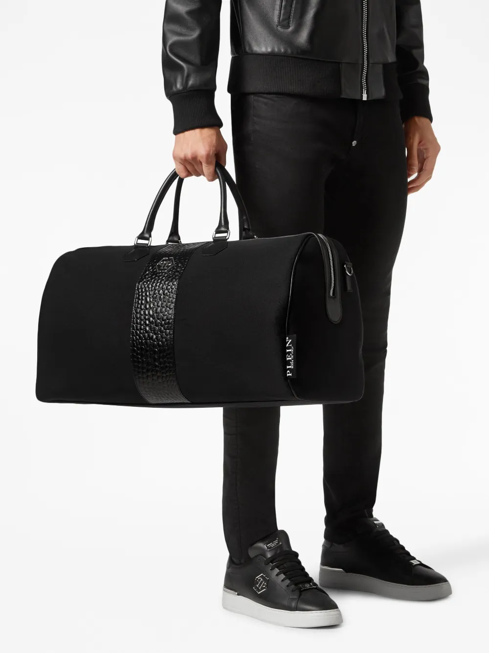 Hombre Philipp Plein Bolso De Viaje Con Placa Del Logo 4 Hombre Philipp Plein Bolso De Viaje Con Placa Del Logo - Imagen 2