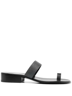 Hombre Giuseppe Zanotti Sandalias Bardack Con Doble Tira