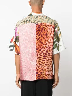 Hombre Marine Serre Camisa Bowling Regenerated De Seda -Masculina Moda Tienda 19933318 50740805 1000