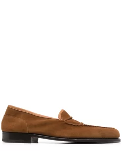 Hombre John Lobb Mocasines Con Borde Festoneado