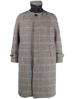 Hombre Mackintosh Abrigo Boston A Cuadros