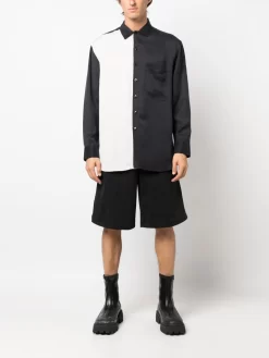 Hombre Song For The Mute Camisa De Dos Tonos -Masculina Moda Tienda 19947628 50753532 1000