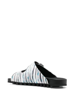 Hombre Missoni Sandalias A Rayas Con Doble Hebilla -Masculina Moda Tienda 19950404 44849447 1000