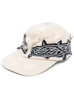 Hombre Who Decides War Gorra Con Detalles De Parches