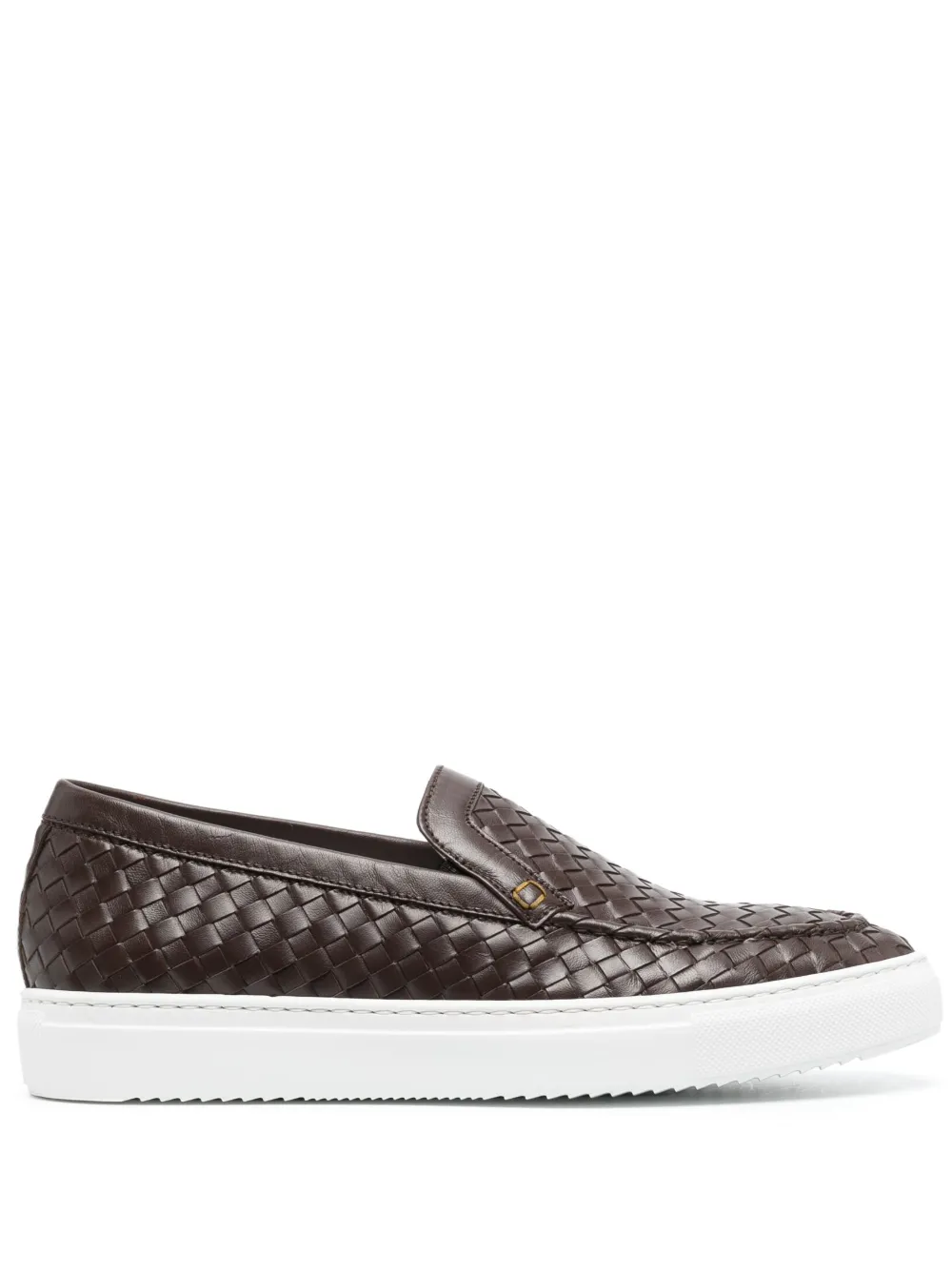 Hombre Doucal's Zapatos Náuticos Con Diseño Entretejido 3 Hombre Doucal's Zapatos Náuticos Con Diseño Entretejido