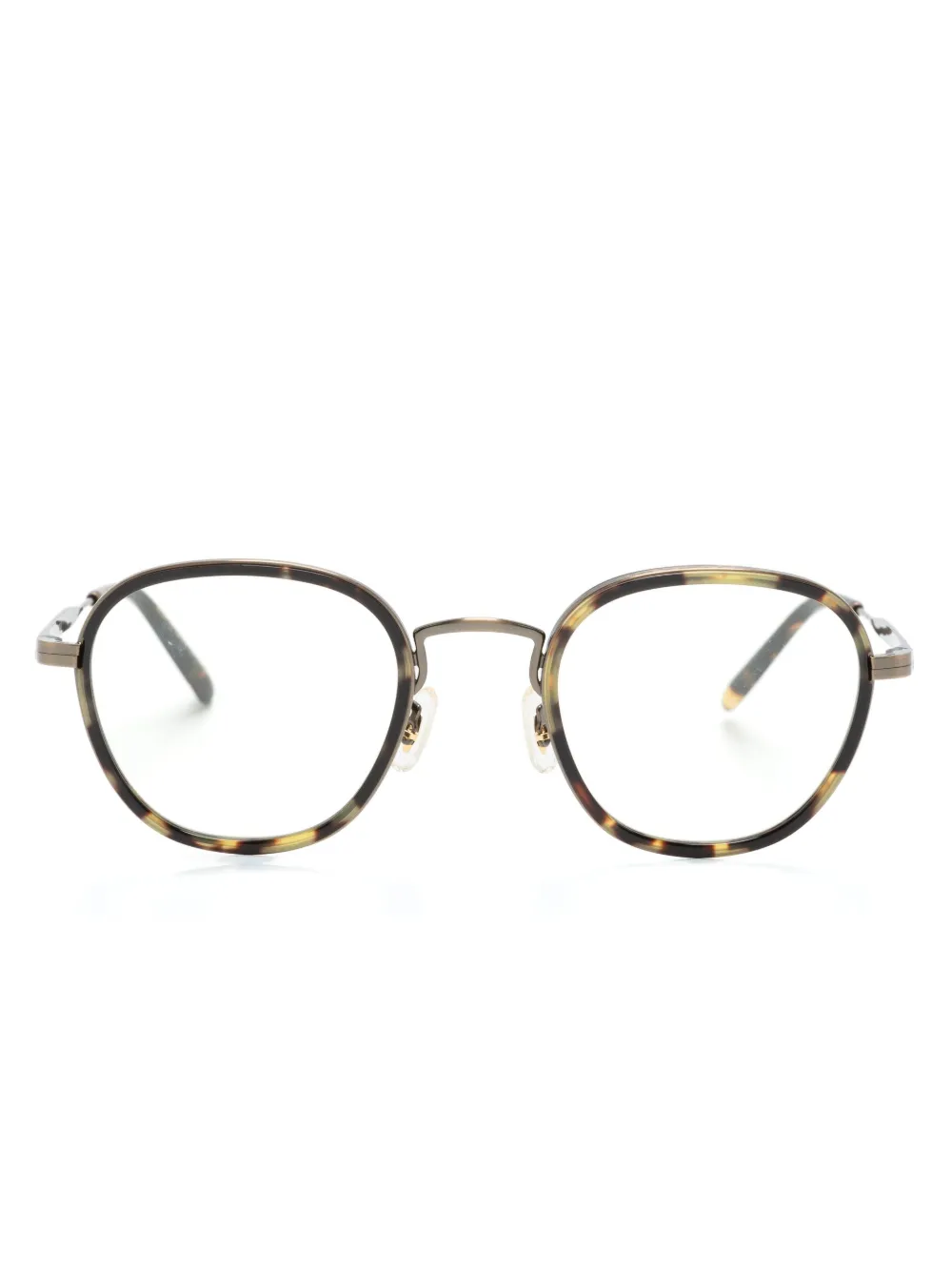 Hombre Oliver Peoples Gafas Con Montura Redonda Y Efecto De Carey 3 Hombre Oliver Peoples Gafas Con Montura Redonda Y Efecto De Carey
