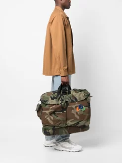 Hombre GALLERY DEPT. Bolso De Viaje Con Estampado Militar -Masculina Moda Tienda 20040701 45181960 1000