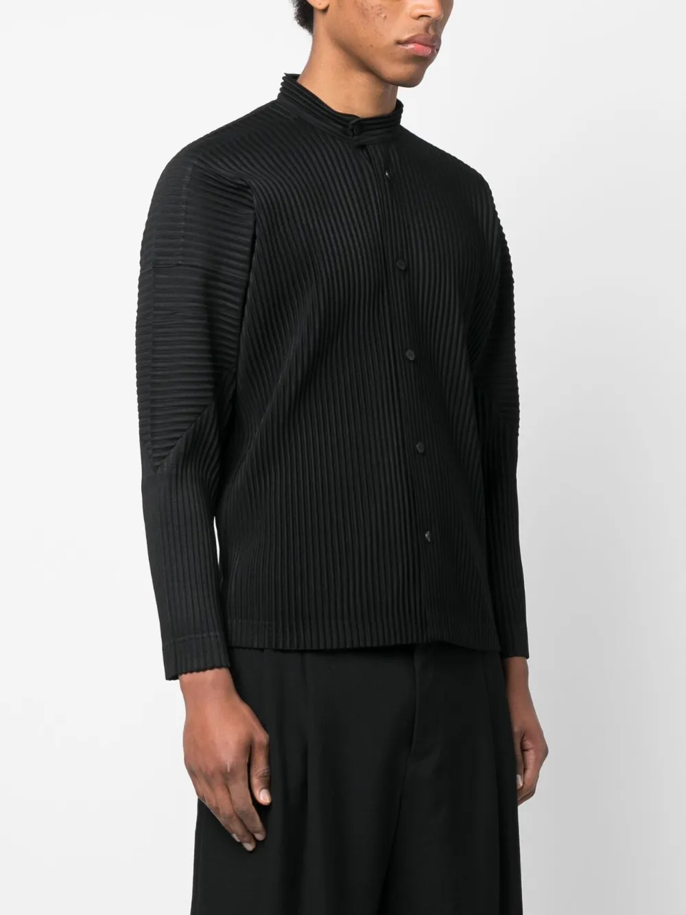 Hombre Homme Plissé Issey Miyake Camisa De Canalé 5 Hombre Homme Plissé Issey Miyake Camisa De Canalé - Imagen 3