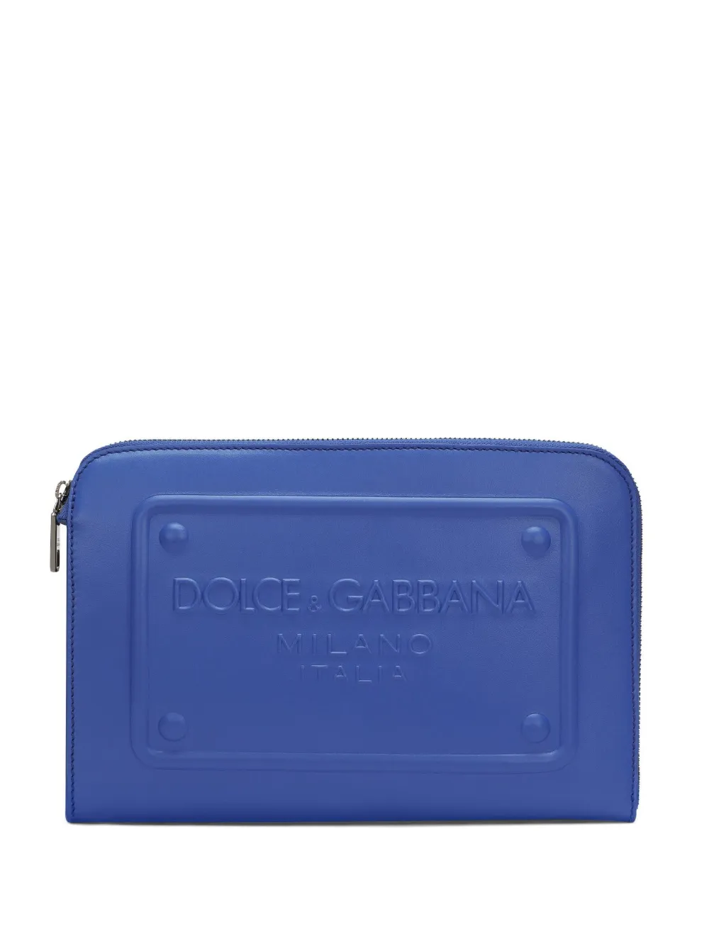 Hombre Dolce & Gabbana Bolso De Mano Cuero Con Logo En Relieve 3 Hombre Dolce & Gabbana Bolso De Mano Cuero Con Logo En Relieve