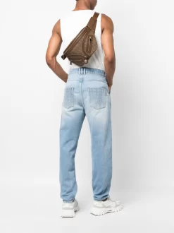 Hombre Versace Riñonera Con Estampado Versace Allover 8 Hombre Versace Riñonera Con Estampado Versace Allover -Masculina Moda Tienda 20066524 50178781 1000