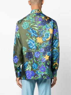 Hombre Versace Camisa Con Estampado Floral -Masculina Moda Tienda 20067201 50753517 1000
