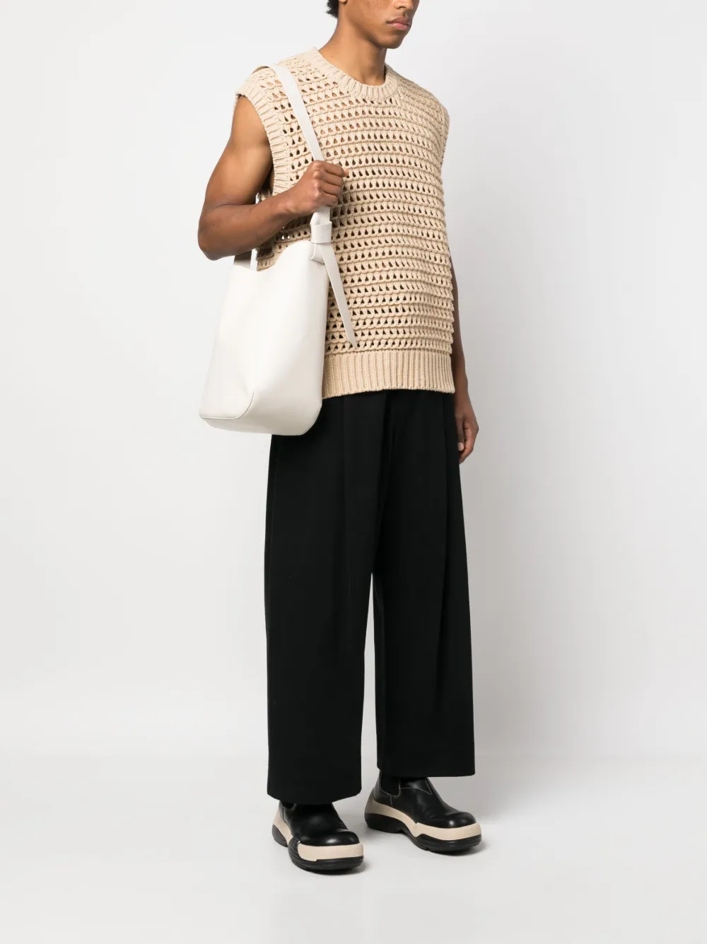 Hombre Lanvin Bolso De Hombro Hobo Tie 4 Hombre Lanvin Bolso De Hombro Hobo Tie - Imagen 2