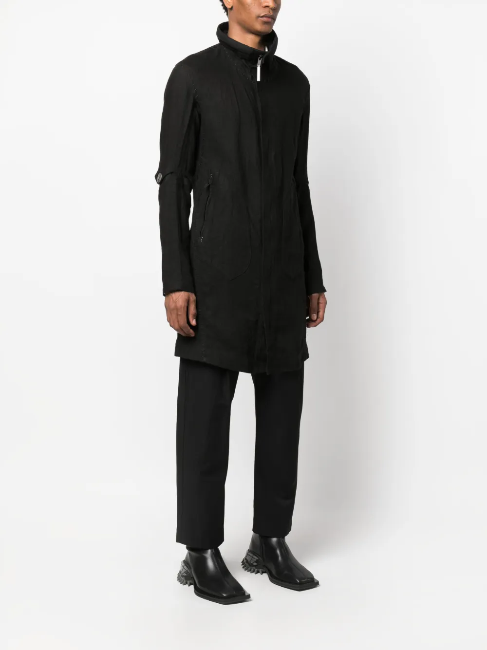 Hombre Isaac Sellam Experience Gabardina Con Detalle De Cremallera 5 Hombre Isaac Sellam Experience Gabardina Con Detalle De Cremallera - Imagen 3