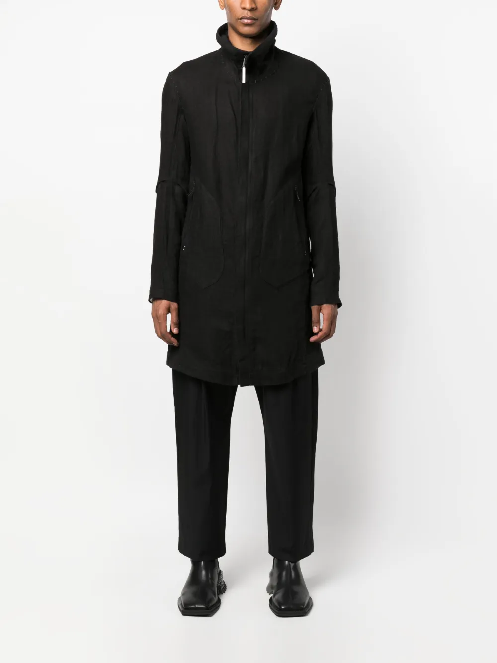 Hombre Isaac Sellam Experience Gabardina Con Detalle De Cremallera 4 Hombre Isaac Sellam Experience Gabardina Con Detalle De Cremallera - Imagen 2