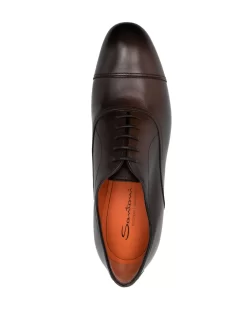 Hombre Santoni Zapatos Oxford Con Puntera De Almendra 9 Hombre Santoni Zapatos Oxford Con Puntera De Almendra -Masculina Moda Tienda 20109815 50453752 1000