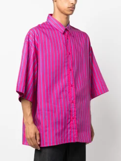 Hombre Versace Jeans Couture Camisa A Rayas -Masculina Moda Tienda 20116998 50169977 1000