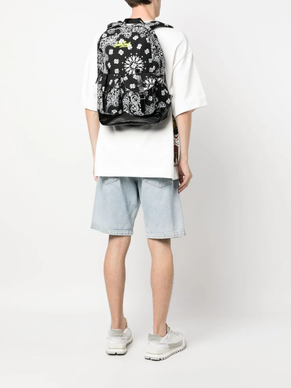 Hombre MC2 Saint Barth Mochila Con Estampado Bandana 4 Hombre MC2 Saint Barth Mochila Con Estampado Bandana - Imagen 2