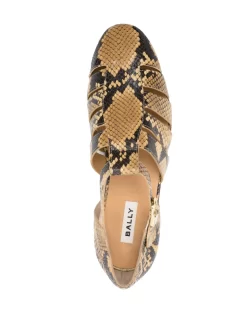 Hombre Bally Sandalias Con Efecto De Piel De Serpiente -Masculina Moda Tienda 20136618 50094917 1000