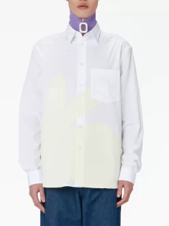 Hombre JW Anderson Camisa Con Motivo De Conejo -Masculina Moda Tienda 20143340 50125116 1000