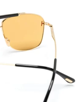 Hombre TOM FORD Eyewear Gafas De Sol Pulidas Con Montura Estilo Piloto -Masculina Moda Tienda 20144456 50100165 1000