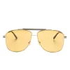 Hombre TOM FORD Eyewear Gafas De Sol Pulidas Con Montura Estilo Piloto -Masculina Moda Tienda 20144456 50179591 1000