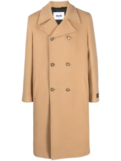 Hombre MSGM Abrigo Con Doble Botonadura