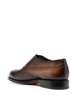 Hombre Santoni Zapatos Oxford Con Efecto Degradado -Masculina Moda Tienda 20227168 50253585 1000